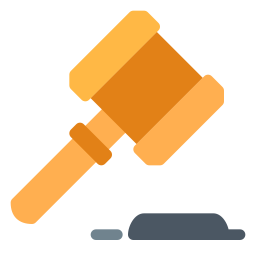 Icon representing legal related services