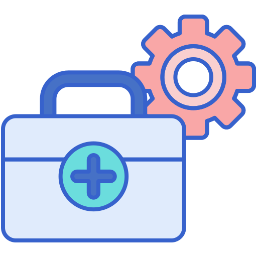 Icon representing healthcare industry